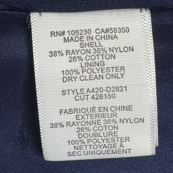 Joie Adisa Navy Blue Lace Mini Dress Sz 8 - Picture 15 of 15